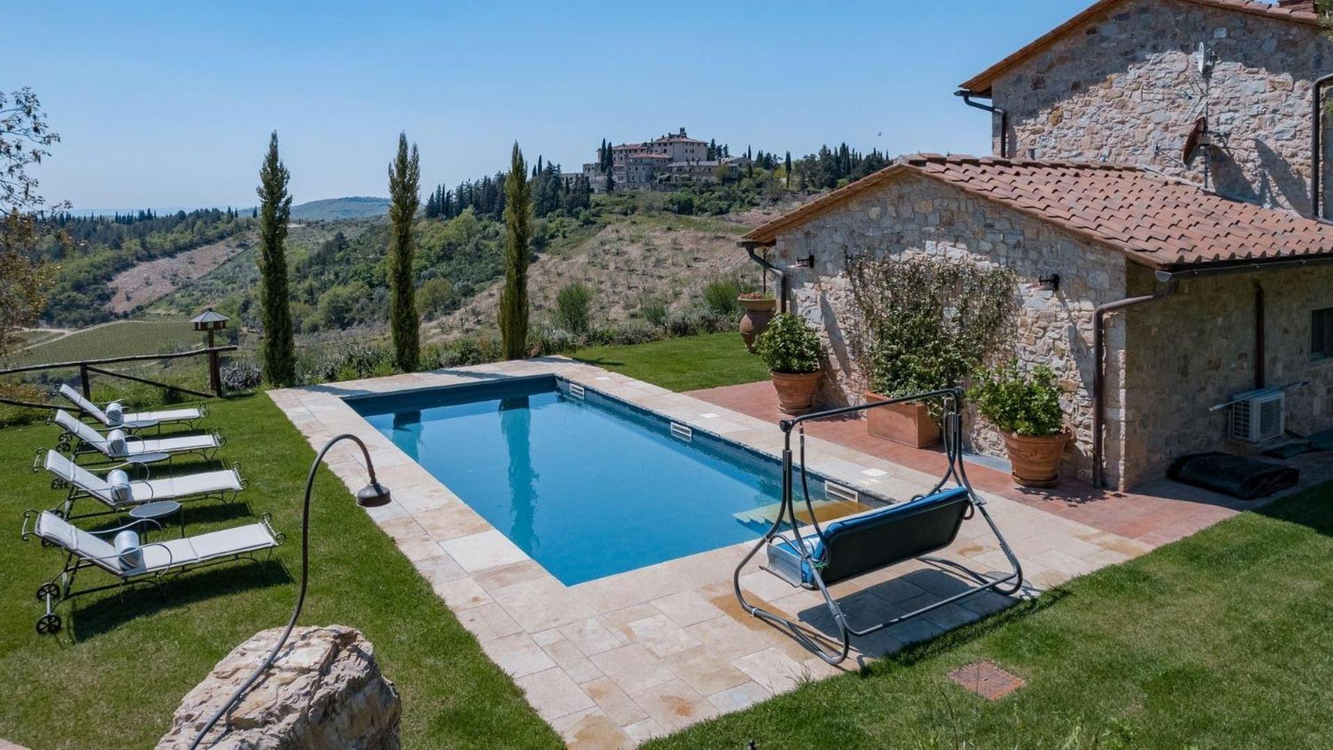 Casa Perano Villa Gaiole in Chianti Bagian luar foto